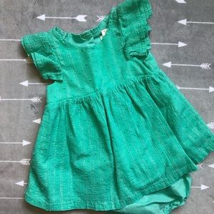 Baby Cat & Jack Green Dress